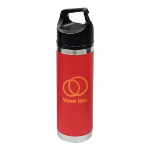 18 Oz. Full Laser Davenport Stainless Steel Bottle (Q712822)