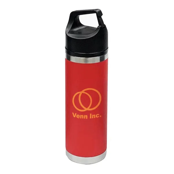 18 Oz. Full Laser Davenport Stainless Steel Bottle (Q712822)