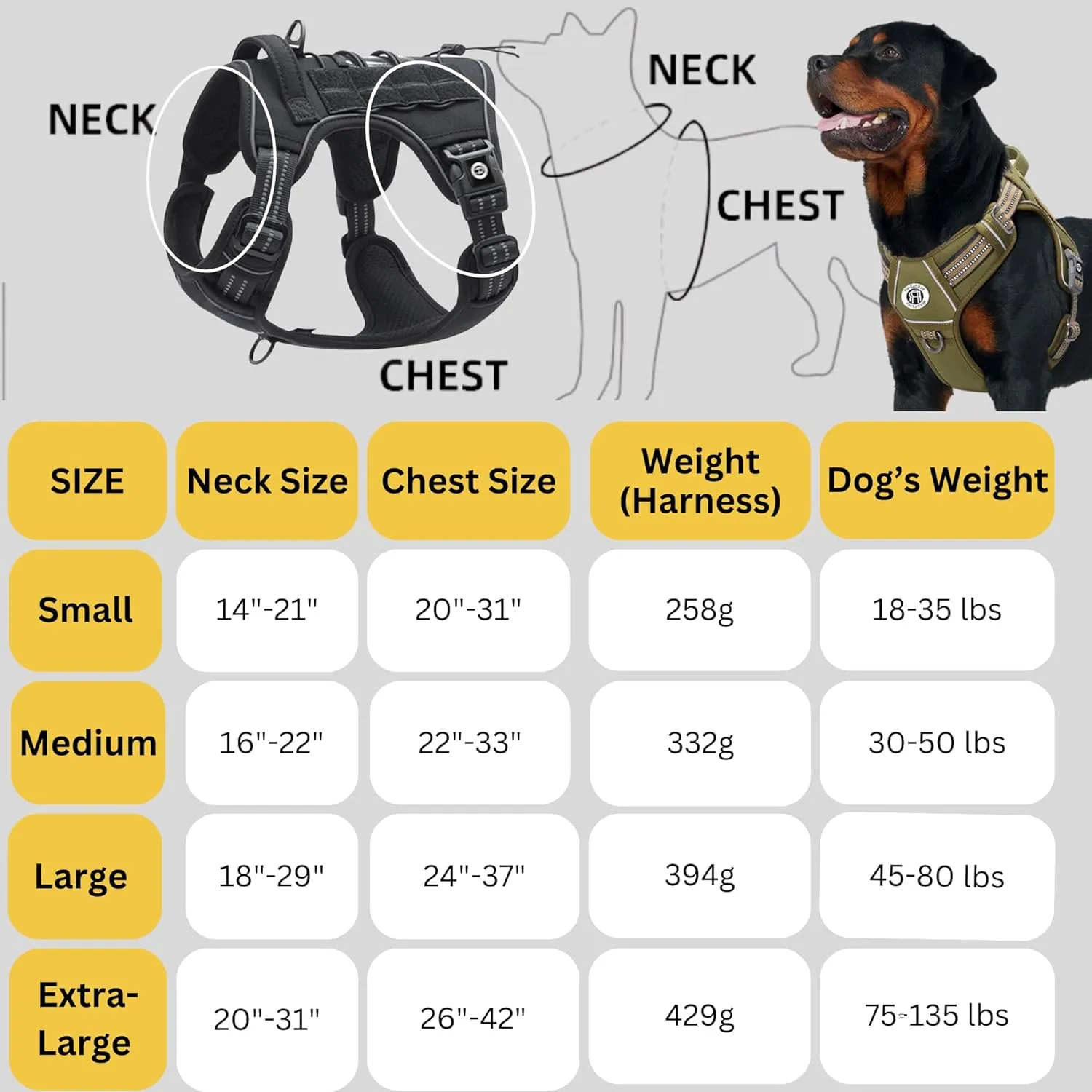 [2 in 1] Tactical Dog Vest Harness with Adjustable D-Ring, Along with Heavy Duty Padded Reflective Leash for Small to Large Dogs (Green Camouflage, Small)