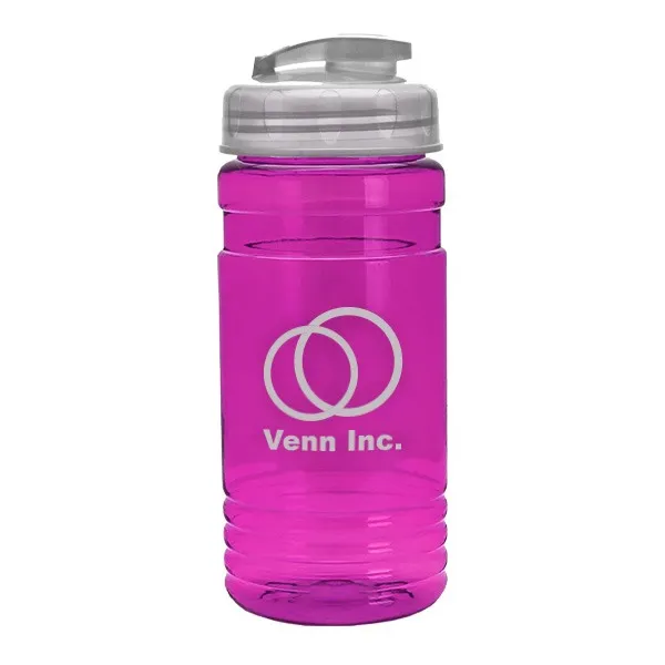 20 Oz. UpCycle RPET Bottle - USA Flip Top Lid (Q781722)