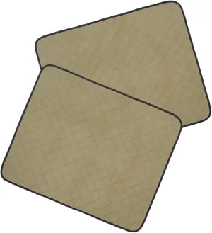2pcs Reusable Dog Training Pads Machine Washable Pet Urine Mats for Puppies Cats Senior Dogs Stylish Solid Color Design for Crate Playpen Home Use