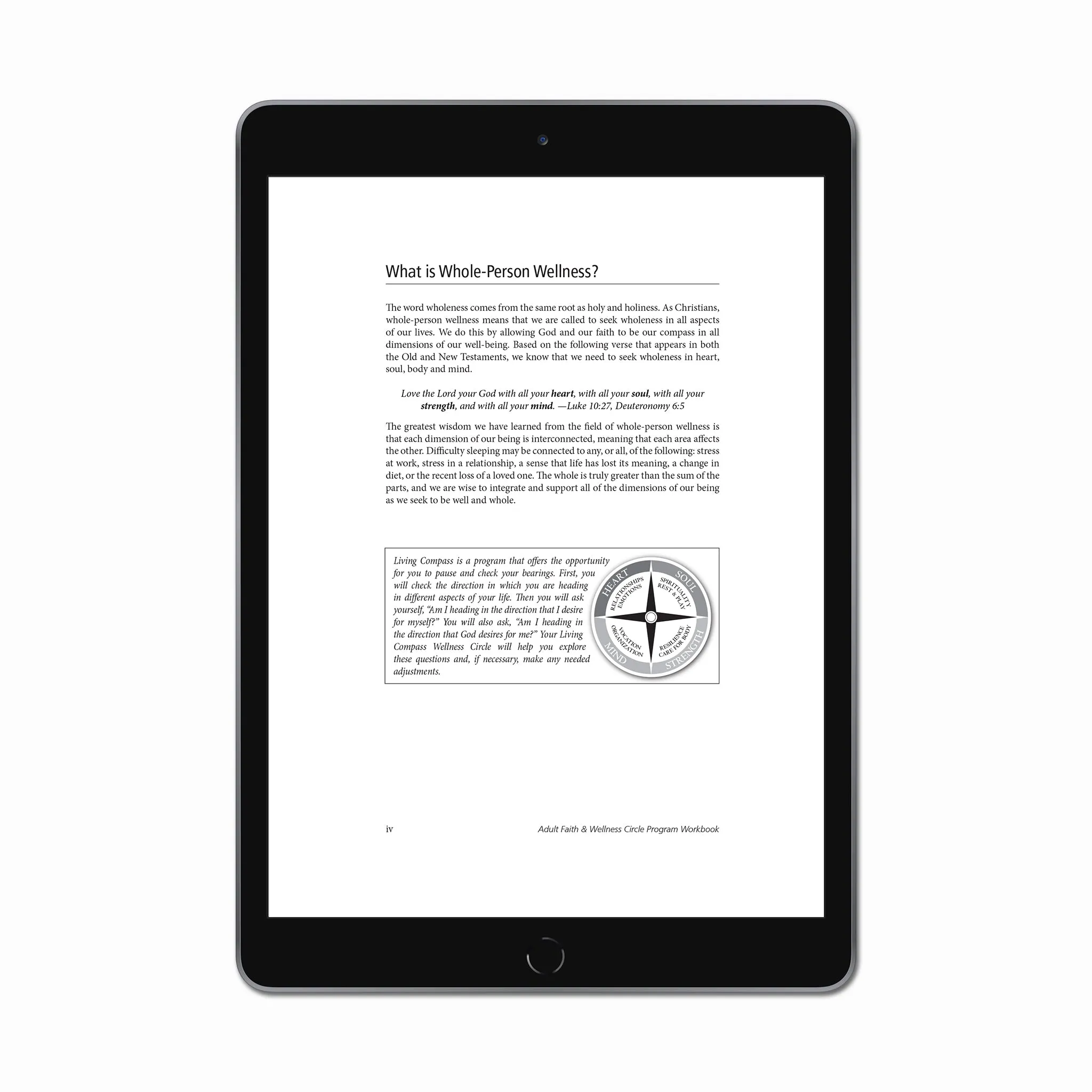 Adult Faith and Wellness Circle Workbook (PDF FILE)