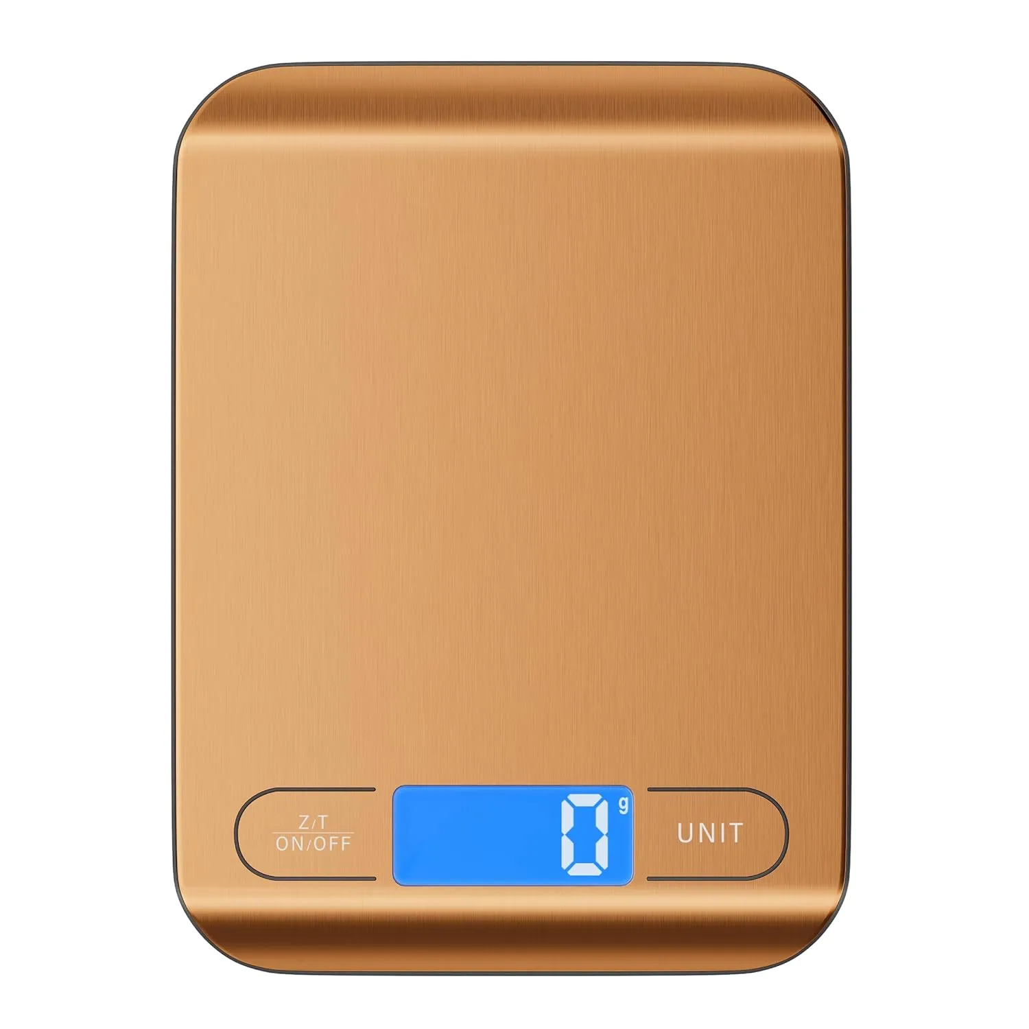 AZC Large Upgrade Rechargeable Food Scale for Kitchen Scale, Digital Weight Grams and Ounces, for Baking, Cooking, and Meal Prep, 304 Stainless Steel, Large Size
