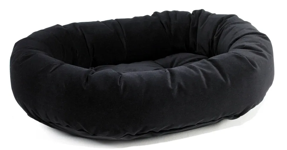 Bowsers Donut Bed Ebony - Microvelvet
