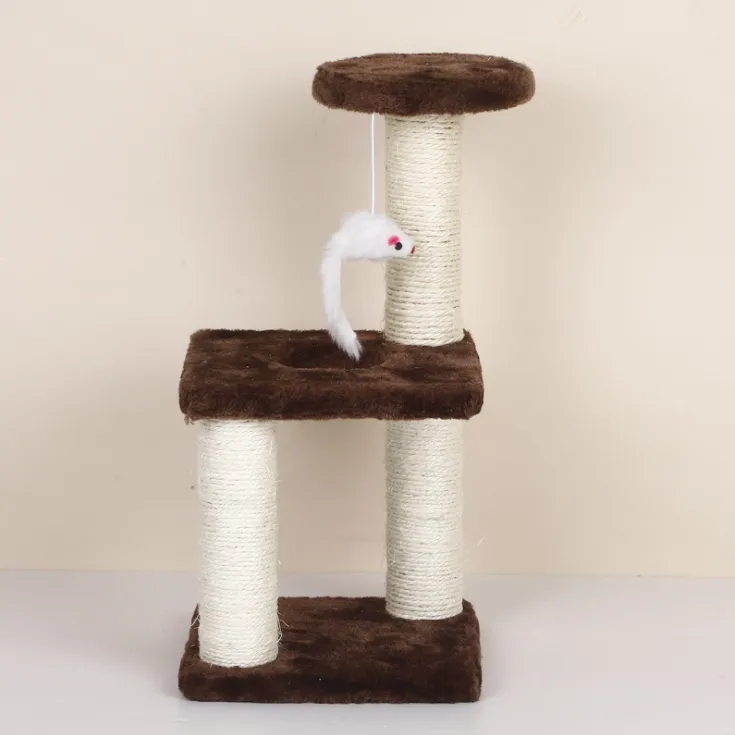 Cat Climbing Tower Scratching Post Tree
