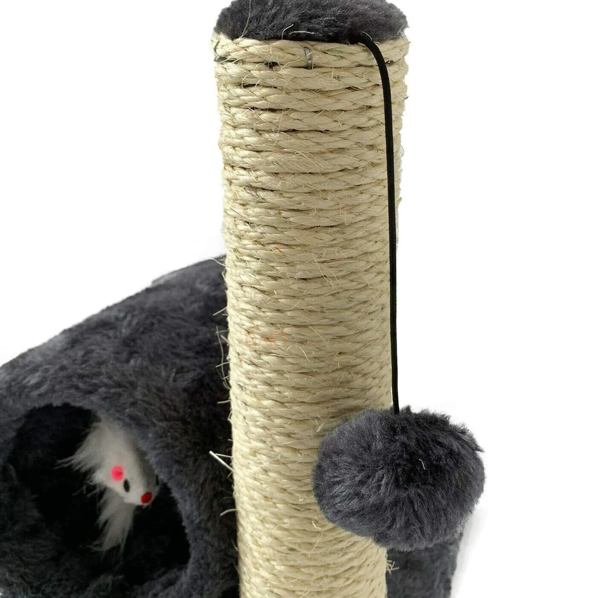 Cat Scratching Post With Ball And Mouse