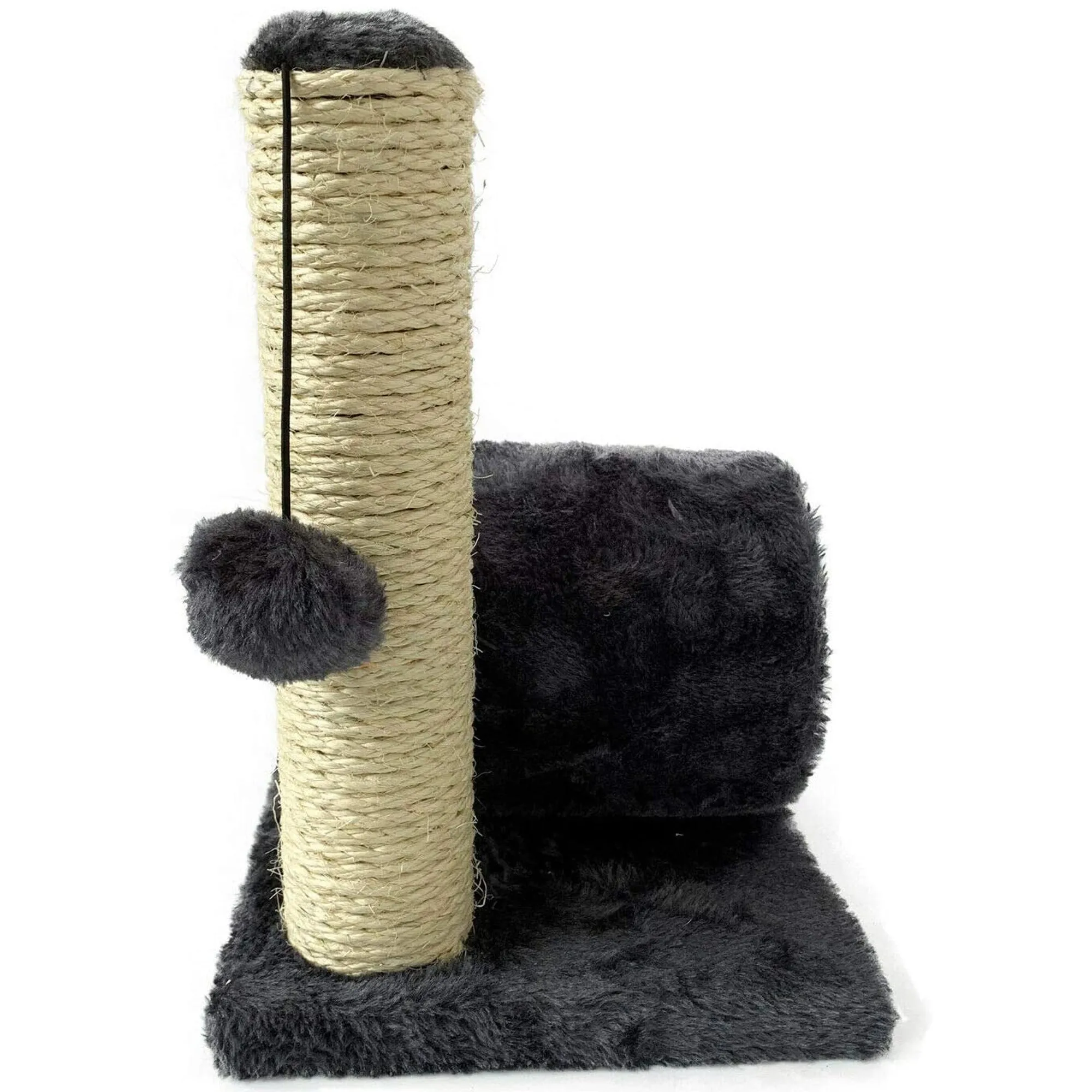 Cat Scratching Post With Ball And Mouse
