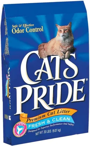 Cat's Pride Premium Clay Cat Litter, 20-Pound Bag