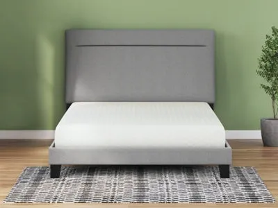 Chime 8 Inch Memory Foam King Mattress in a Box with Head-Foot Model-Good King Adjustable Base