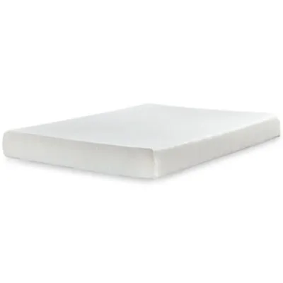 Chime 8 Inch Memory Foam King Mattress in a Box with Head-Foot Model-Good King Adjustable Base