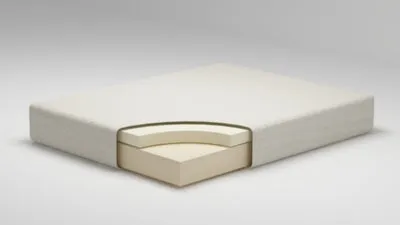 Chime 8 Inch Memory Foam King Mattress in a Box with Head-Foot Model-Good King Adjustable Base