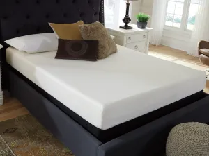 Chime 8 Inch Memory Foam King Mattress in a Box with Head-Foot Model-Good King Adjustable Base