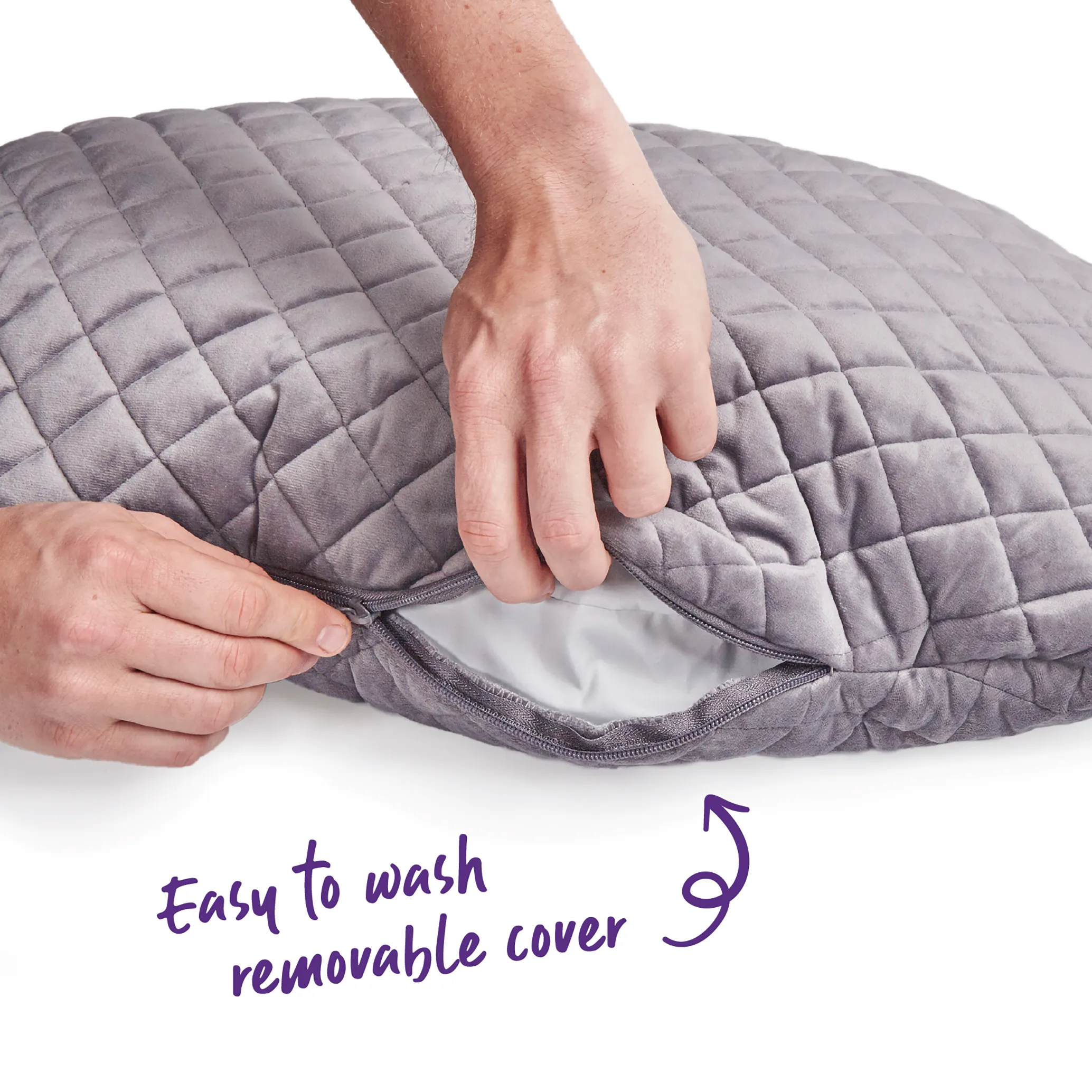 Cosy Bilby Dog Bed - Silver