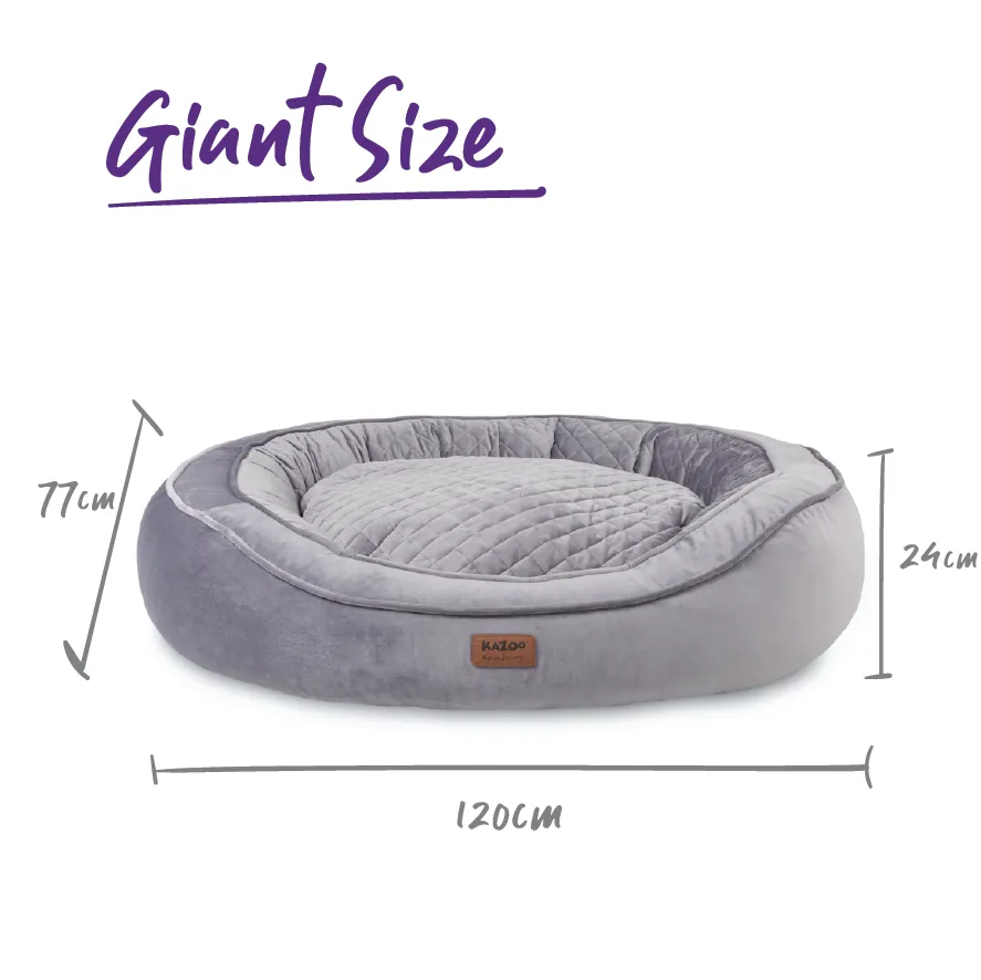 Cosy Bilby Dog Bed - Silver