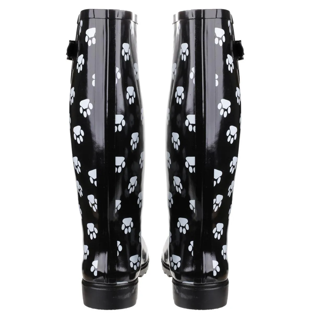 Cotswold Dog Paw Wellington Black/White