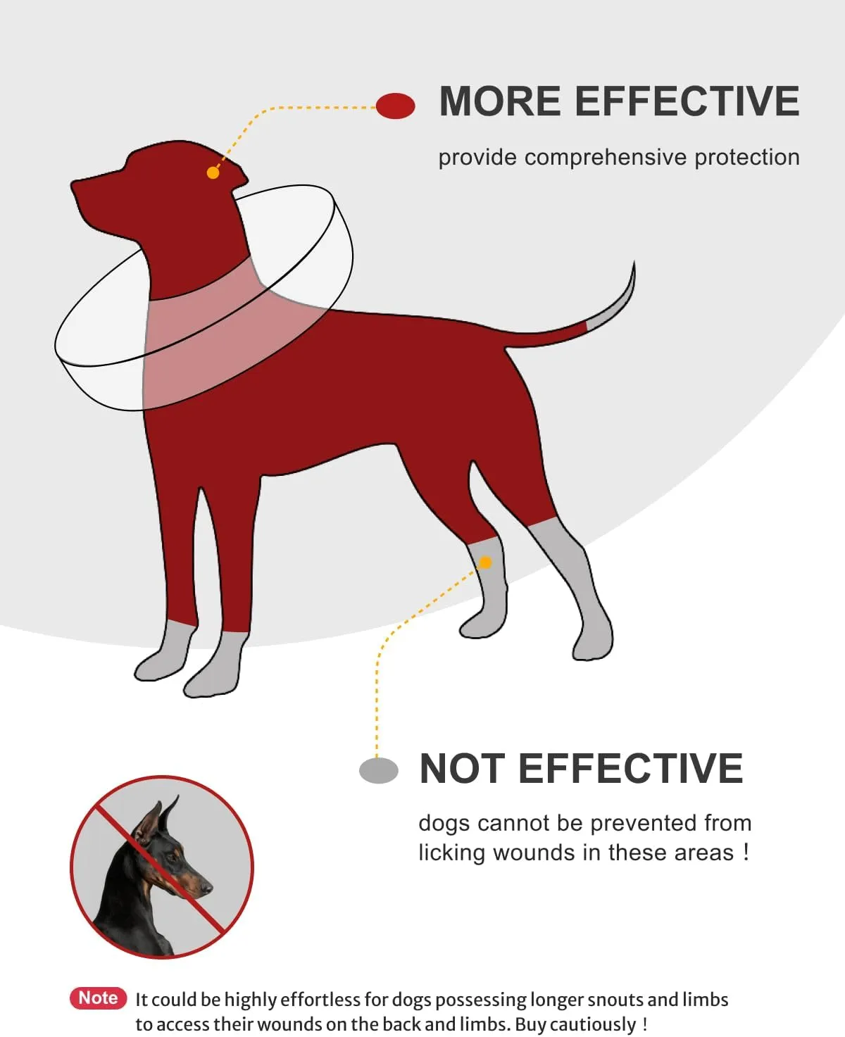Dog Cone Collar for Small Medium Large Dogs for After Surgery, Pet Inflatable Neck Donut Collar Soft Protective Recovery Cone for Dogs and Cats - Alternative E Collar Does not Block Vision - Pink,S