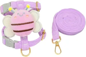 Dog Harness with Leash Set No Choke Puppy Harnesses Escape Proof for Small Dog Comfortable 4Ft Long Rope for Walking