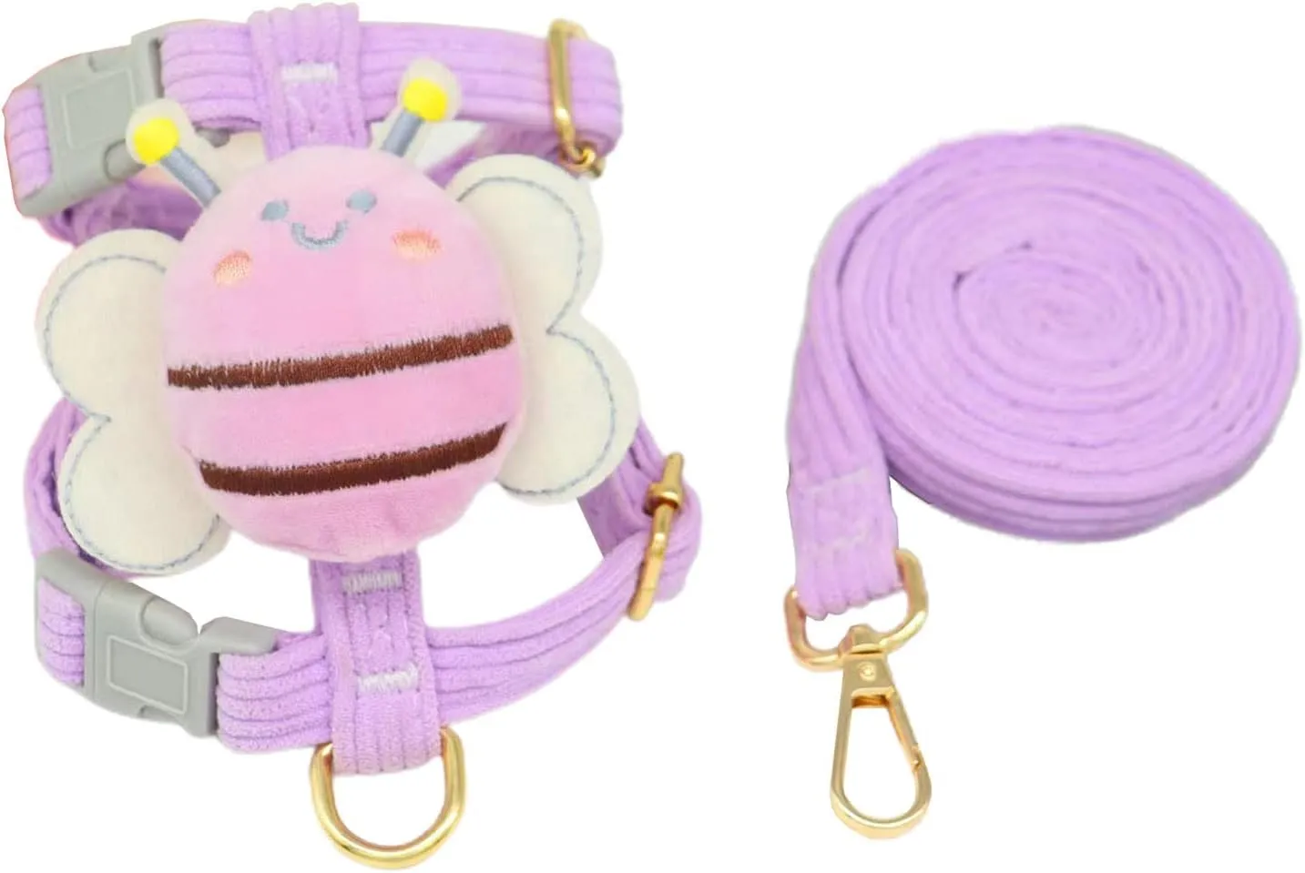 Dog Harness with Leash Set No Choke Puppy Harnesses Escape Proof for Small Dog Comfortable 4Ft Long Rope for Walking