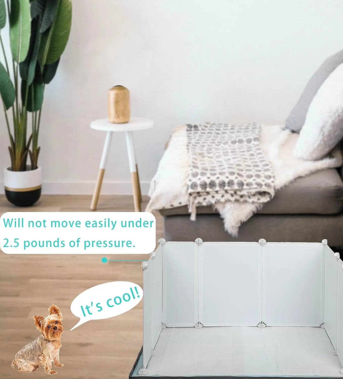 Dog Toilet with High Walls,Indoor Dog Potty for Small Medium to Large Dogs.No Spill Silicone Pee Pad Holder Tray for Dogs Work with Most Training Pads and Easy to Clean.