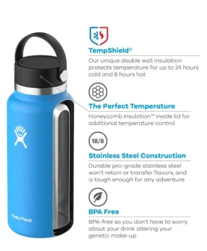 Hydro Flask 20 OZ Wide Mouth Flex Sip Lid
