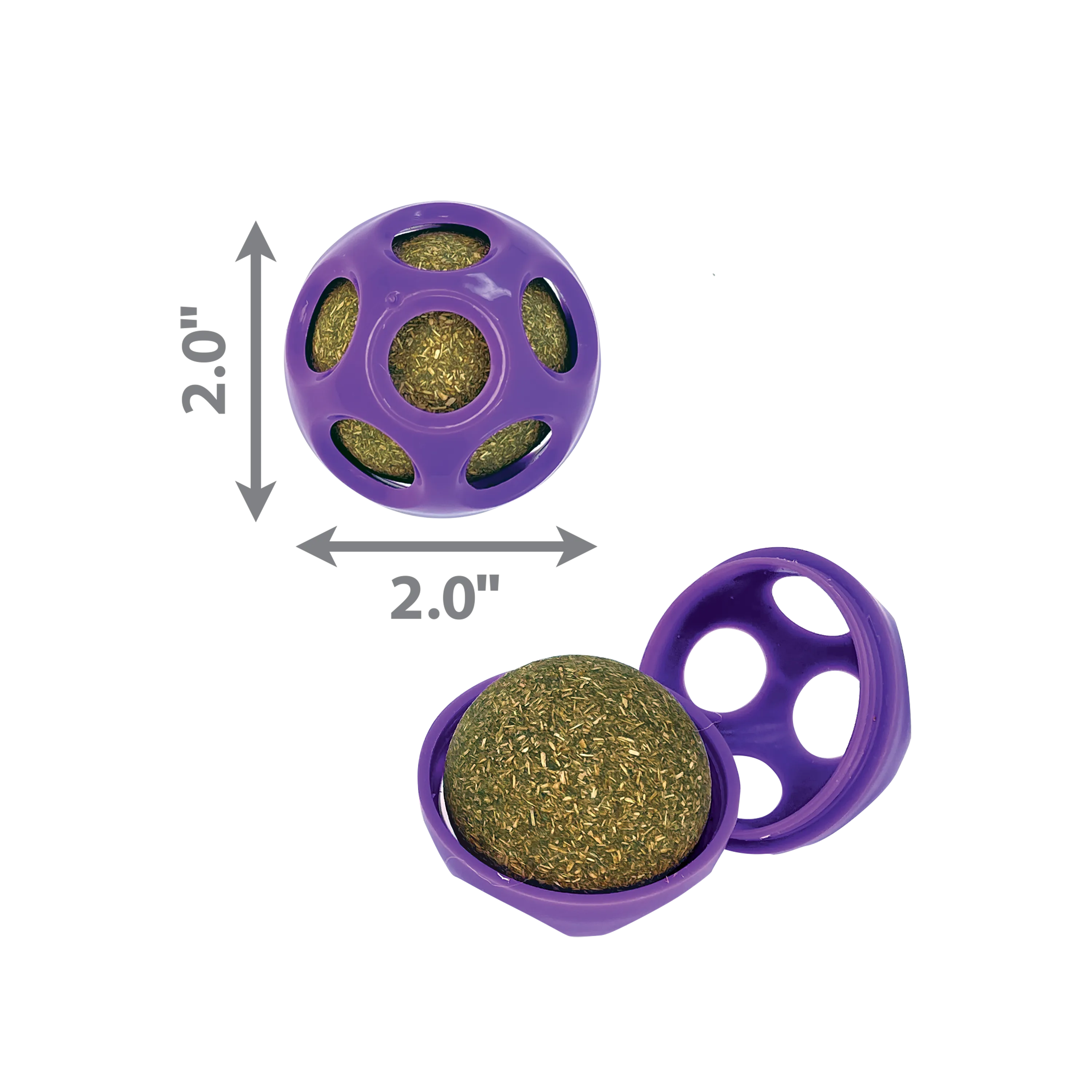 Kong Blissy Moon Ball with Catnip Cat Toy