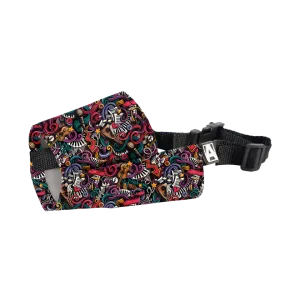 Large Music Patterned Muzzle for Dogs by Artero
