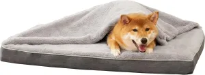 Memory Foam Dog Bed Mat, Large, 35x 22, Orthopedic, Waterproof Liner, Plush Cover, Joint Relief