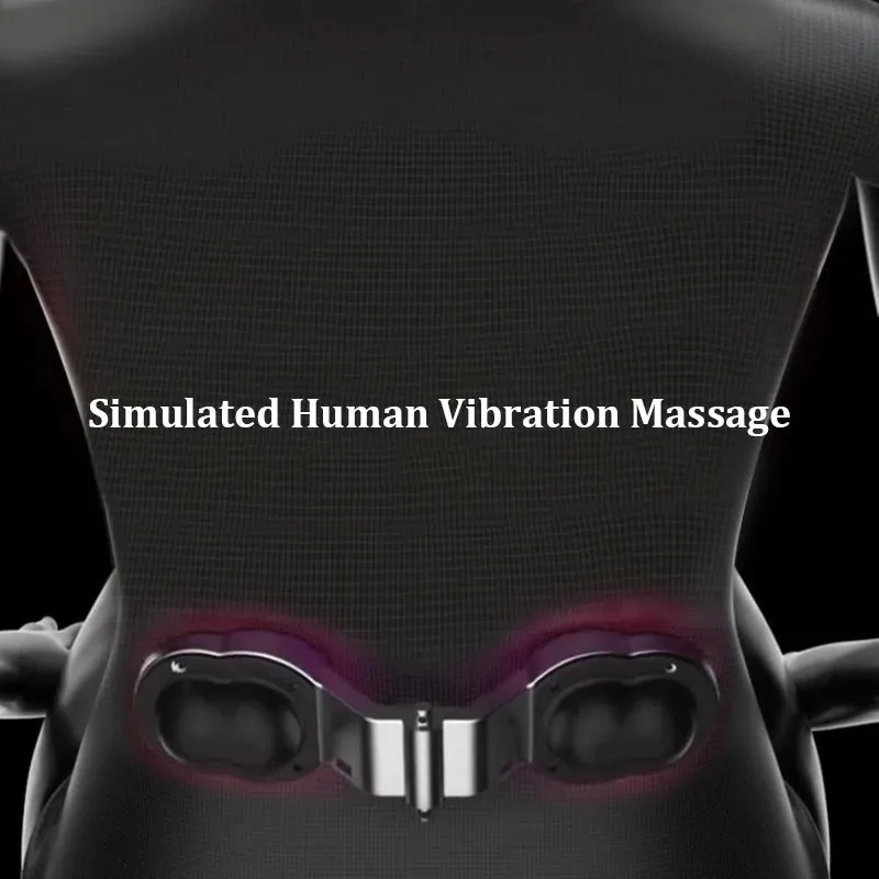 Memory Foam Electric Massage Chair Cushion Set – Hot Compress for Waist Pain Relief in Car, Office, or Home