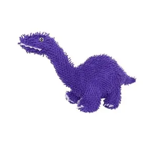 Mighty Microfiber Ball Med Brachiosaurus Purple Dog Toy