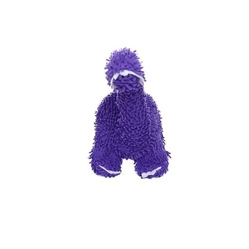 Mighty Microfiber Ball Med Brachiosaurus Purple Dog Toy