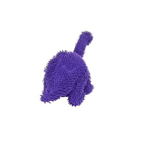 Mighty Microfiber Ball Med Brachiosaurus Purple Dog Toy