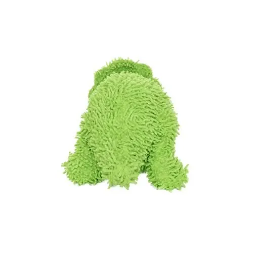 Mighty Microfiber Ball Med Triceratops Green Dog Toy