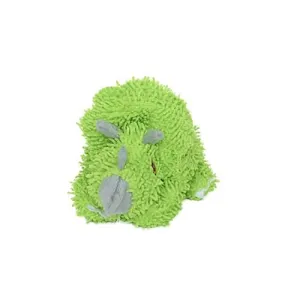Mighty Microfiber Ball Med Triceratops Green Dog Toy