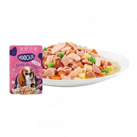 Moochie Casserole With Salmon (Beauty Skin )  85G  Pouch