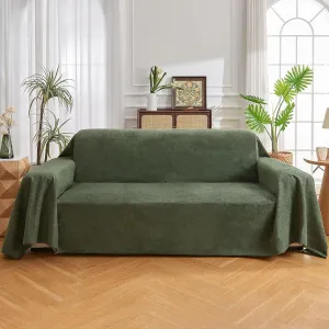 NICEEC Waterproof Couch Covers for Pets Friendly Anti Scratch Cat Dog Hair Urine Proof Sofa Cover Heavy Duty Washable Non Slip Soft Plush Sofa Slipcovers for Leather Furniture Protector(Green)