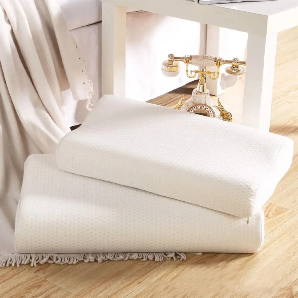 Orthopedic Memory Foam Pillow – Cervical Neck Support with Bamboo Fiber Cover