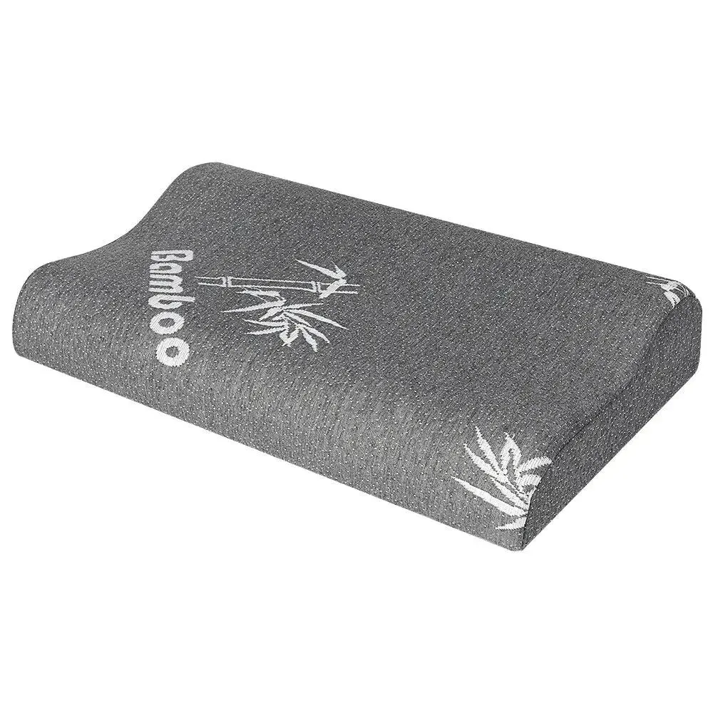 Orthopedic Memory Foam Pillow – Cervical Neck Support with Bamboo Fiber Cover
