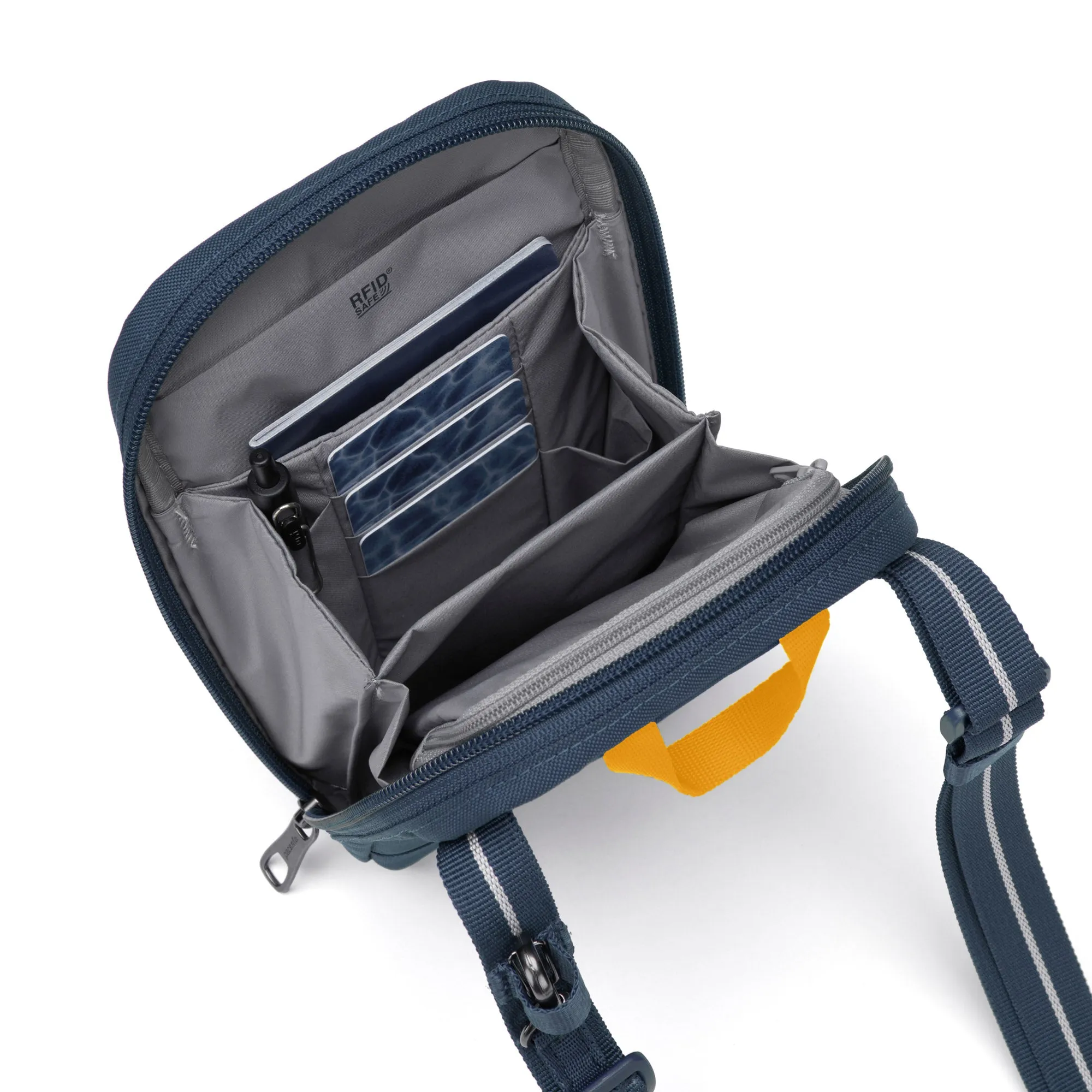 Pacsafe® RFIDsafe™ RFID Blocking Tech Crossbody