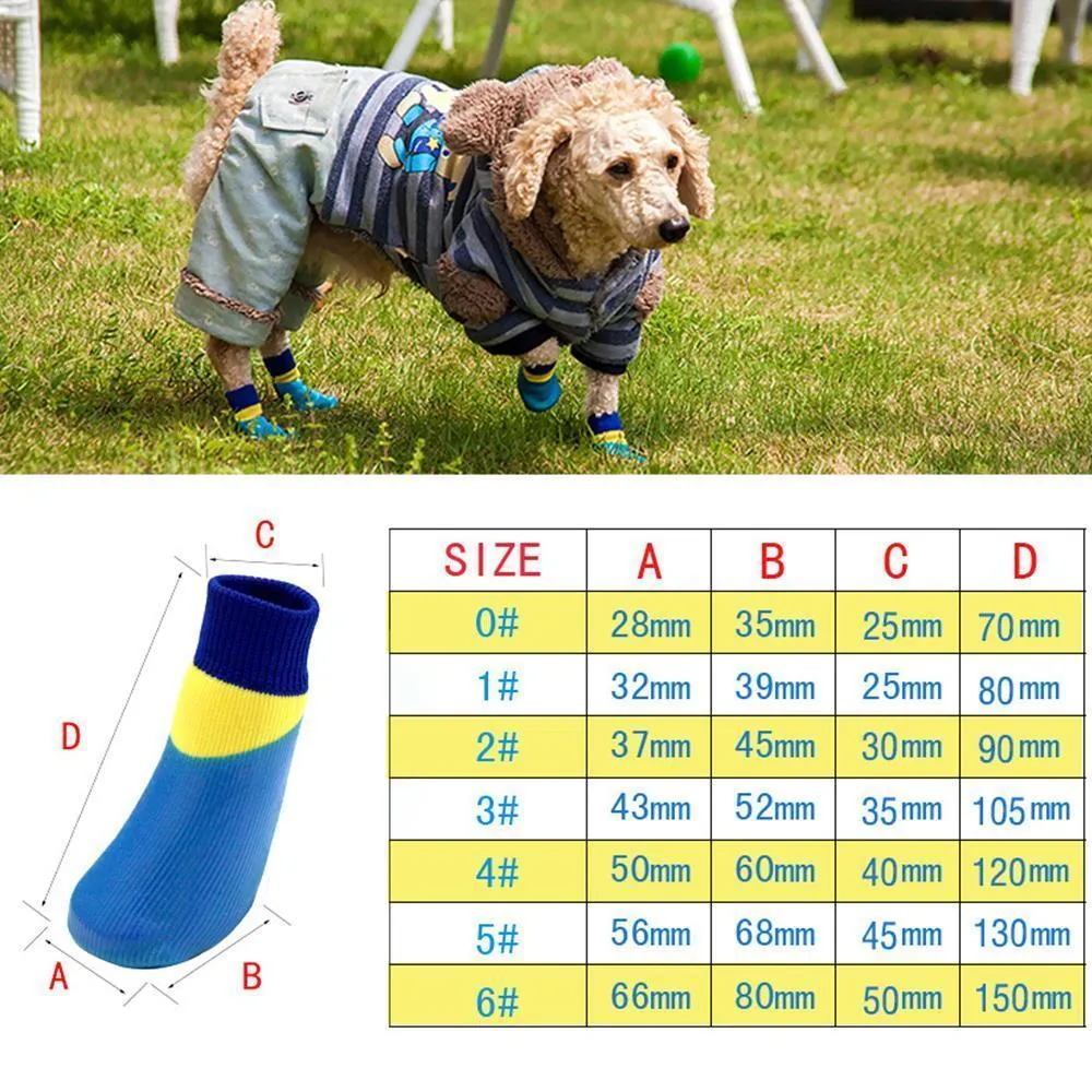 Pet Dog Anti-slip & Waterproof Boots, 1 pair
