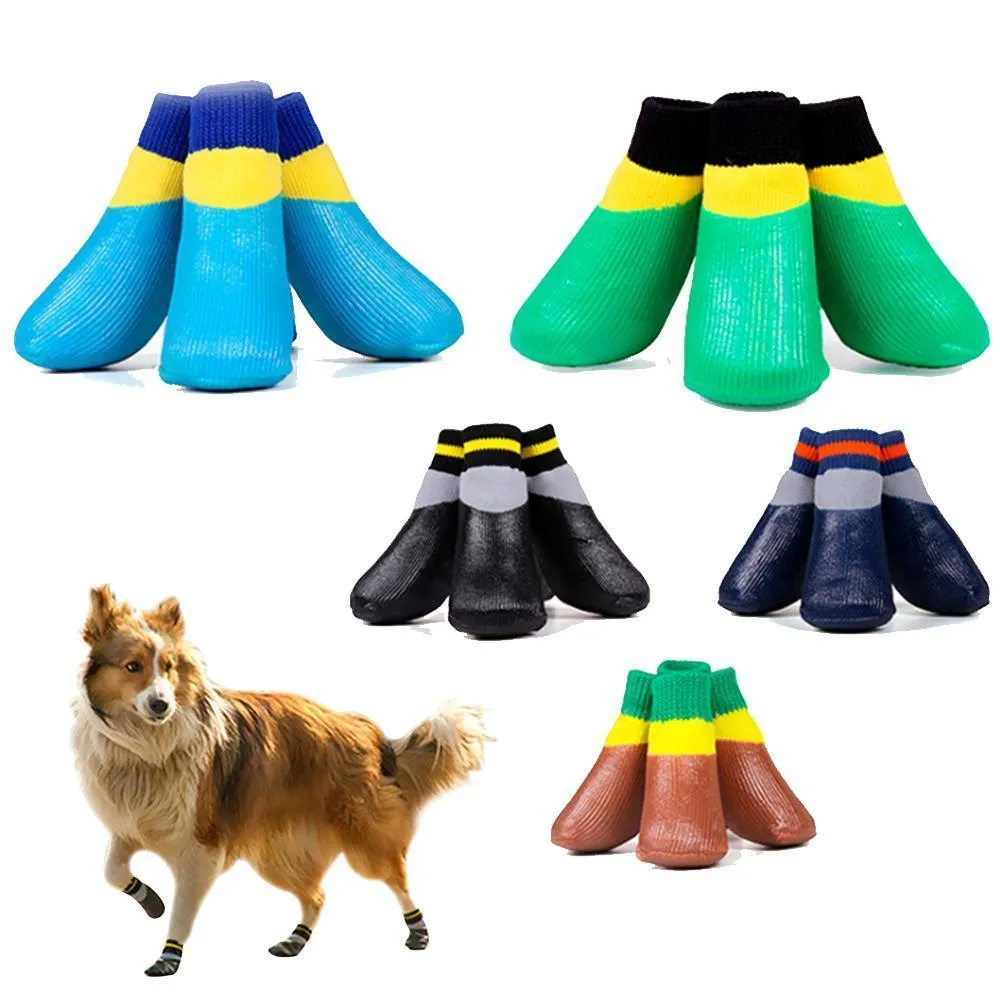 Pet Dog Anti-slip & Waterproof Boots, 1 pair