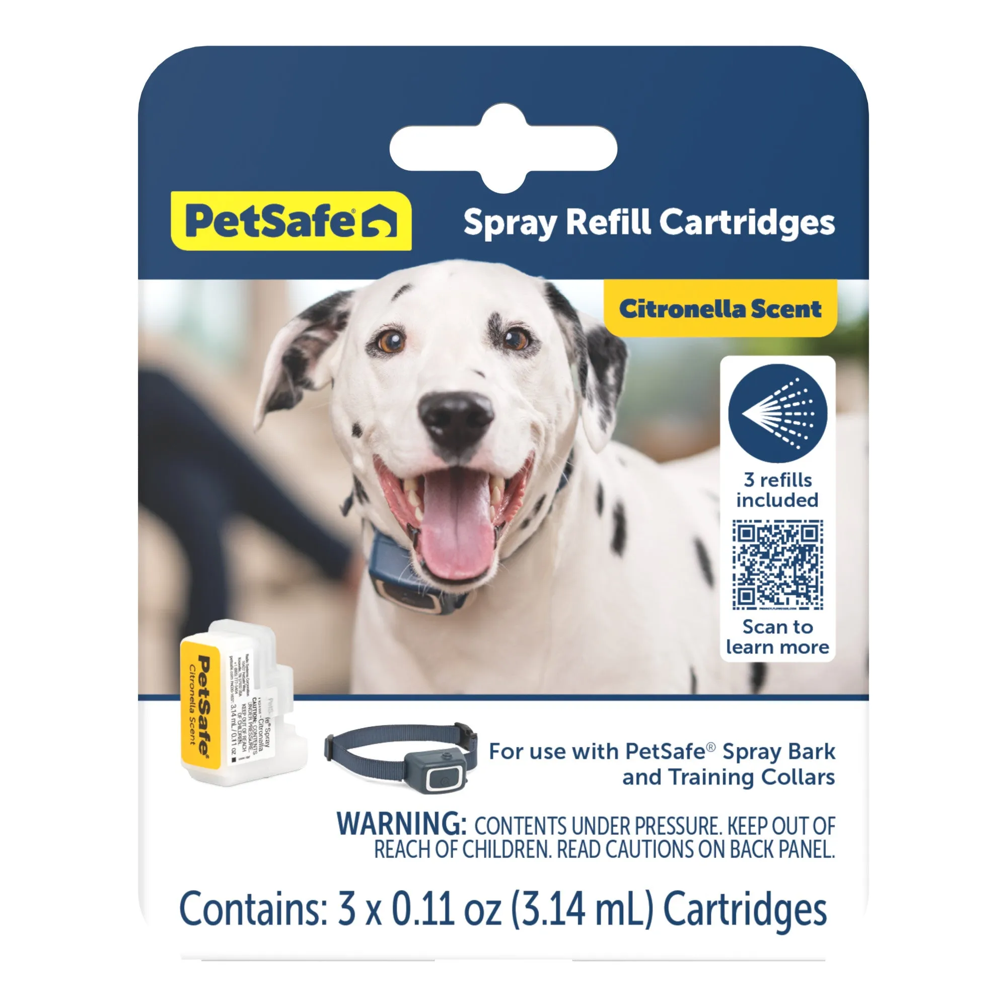 PetSafe® Spray Refill Cartridge, Citronella, 3-Pack