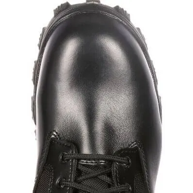 Rocky Men's 8" Waterproof Black Alpha Force Zipper Public Service Work Boot