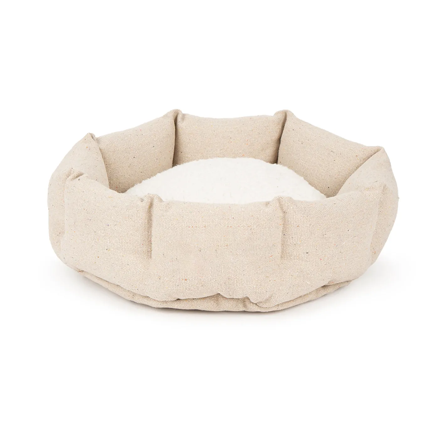 Scruffs 100% Recycled Cream Eco Eden Cat Bed