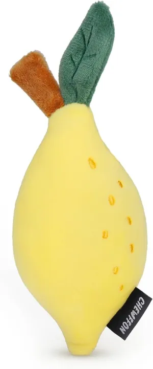 Squeaky Plush Dog Toys, Puppy Toys, Lemon Squeaky Toy, Durable Puppy Toy with Tough Nylon Lining, Cute Stuffed Dog Gift Toys for Small and Medium Dogs