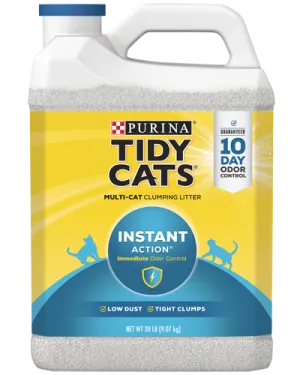 Tidy Cats Instant Action Clumping Cat Litter, 20-lb Jug