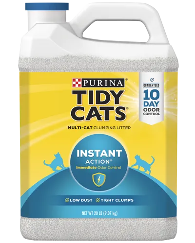 Tidy Cats Instant Action Clumping Cat Litter, 20-lb Jug