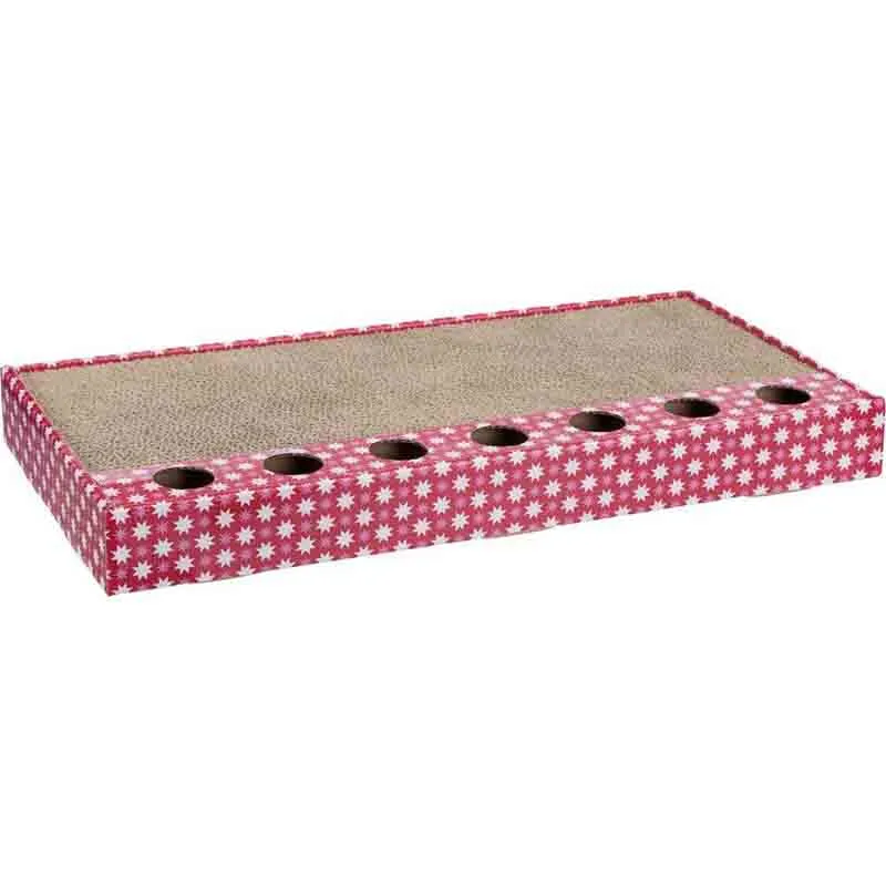 Trixie Cat Scratching Cardboard with Toys