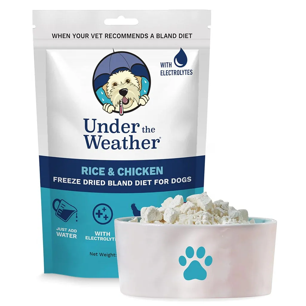Under the Weather Rice & Chicken Freeze Dried Bland Diet for Dogs, 6-oz