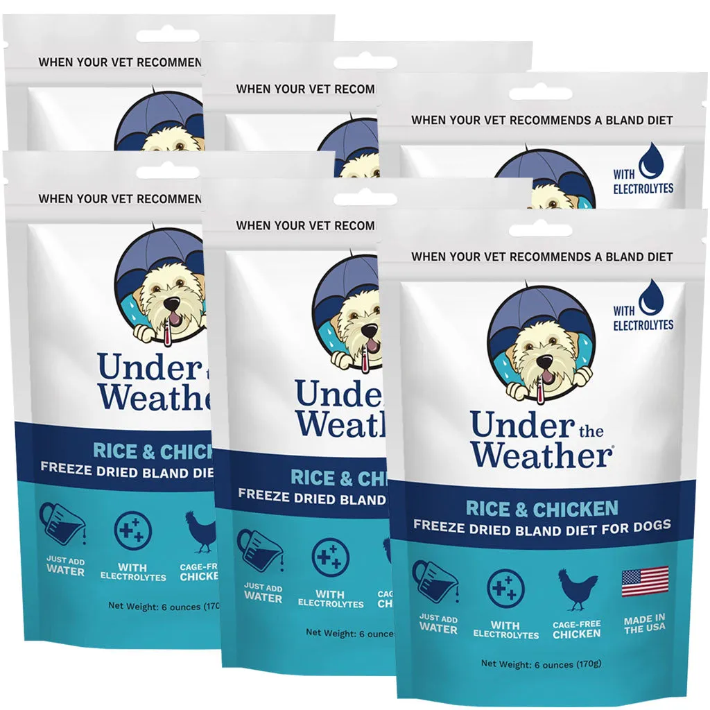 Under the Weather Rice & Chicken Freeze Dried Bland Diet for Dogs, 6-oz