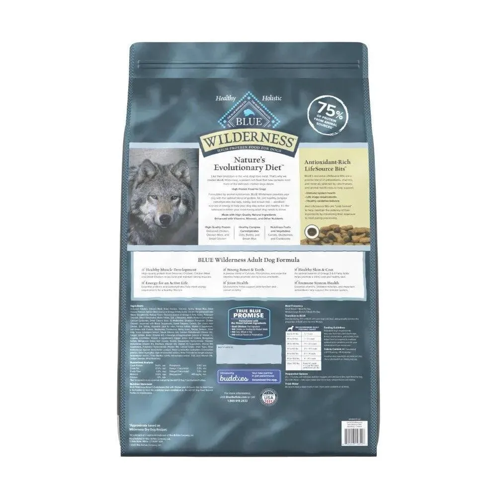 Wilderness Chicken Dog Food 24 lb
